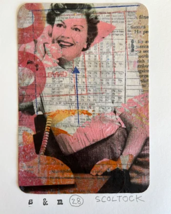 ‘Small and Mighty 28’ Mixed Media Collage