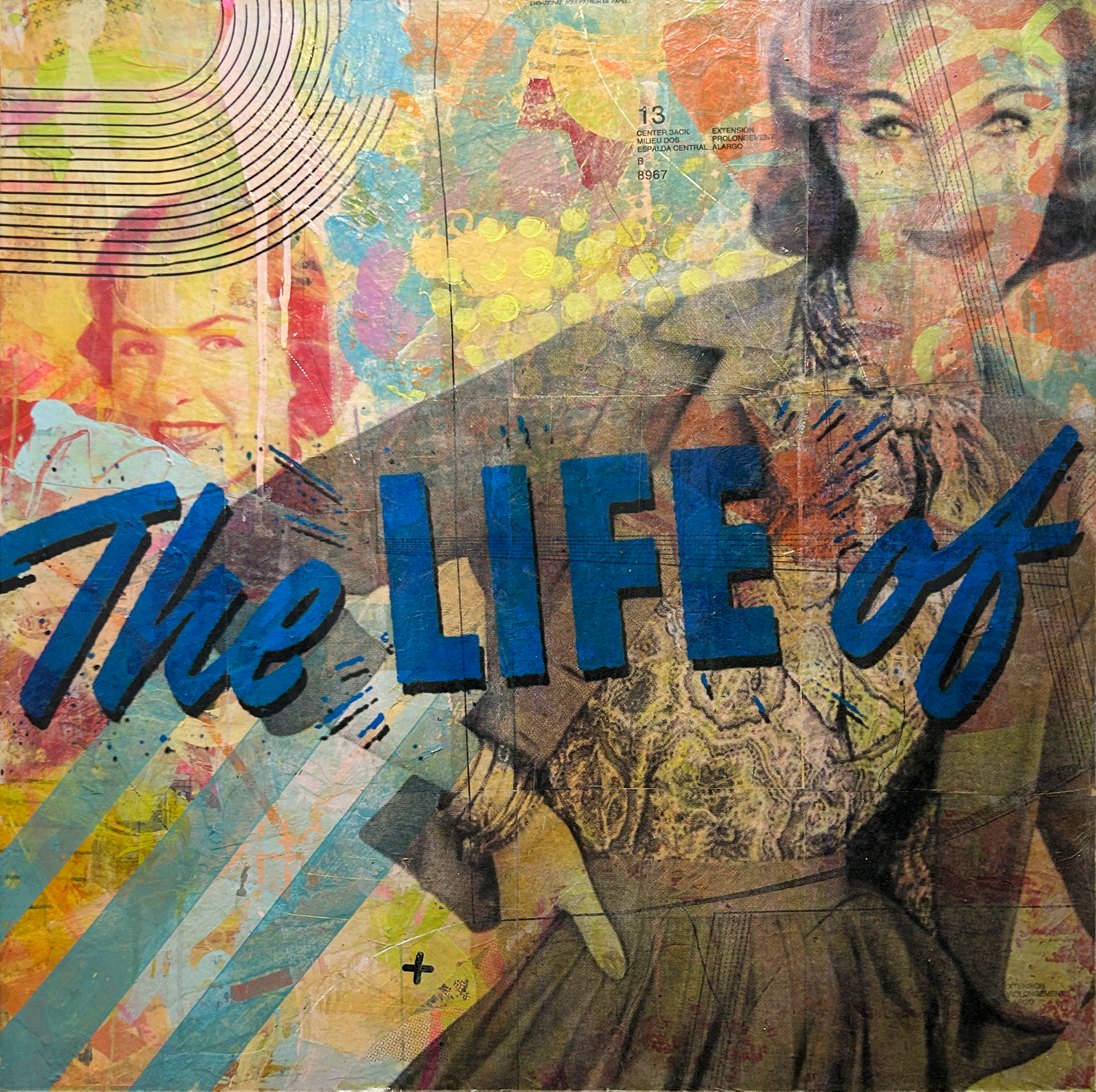 ‘The Life Of’ by Justine Scoltock on Wood Panel