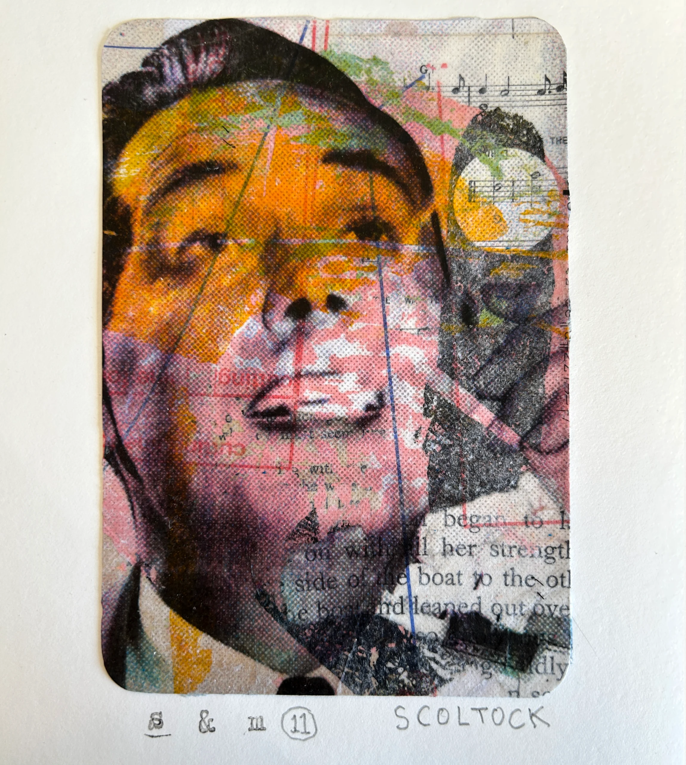 ‘Small and Mighty 11’ Mixed Media Collage