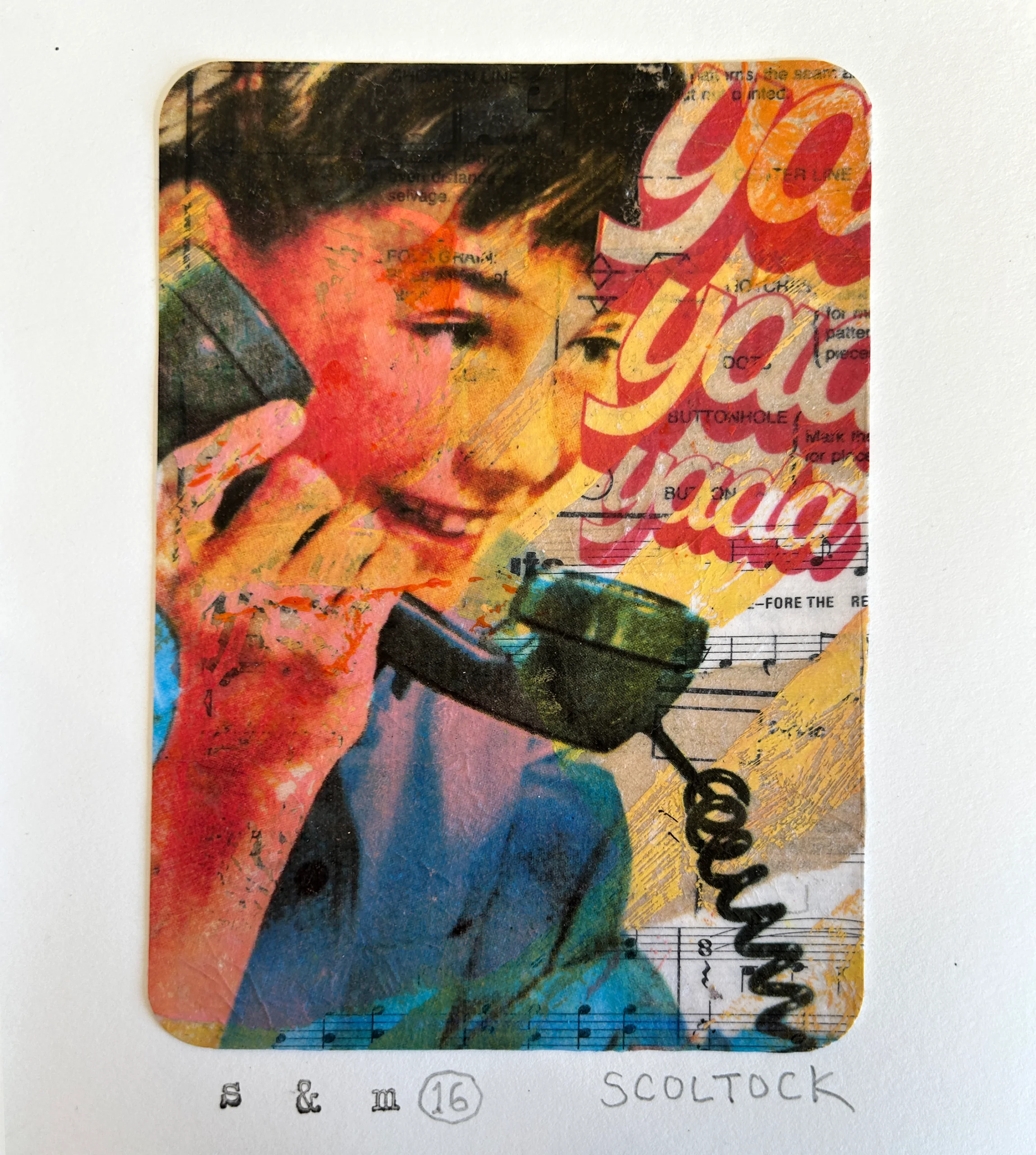 ‘Small and Mighty 16’ Mixed Media Collage