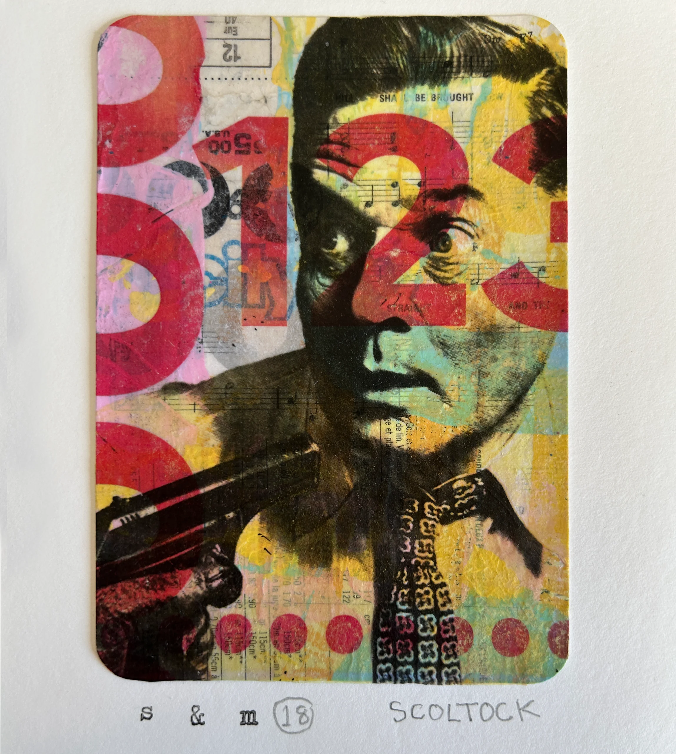 ‘Small and Mighty 18’ Mixed Media Collage