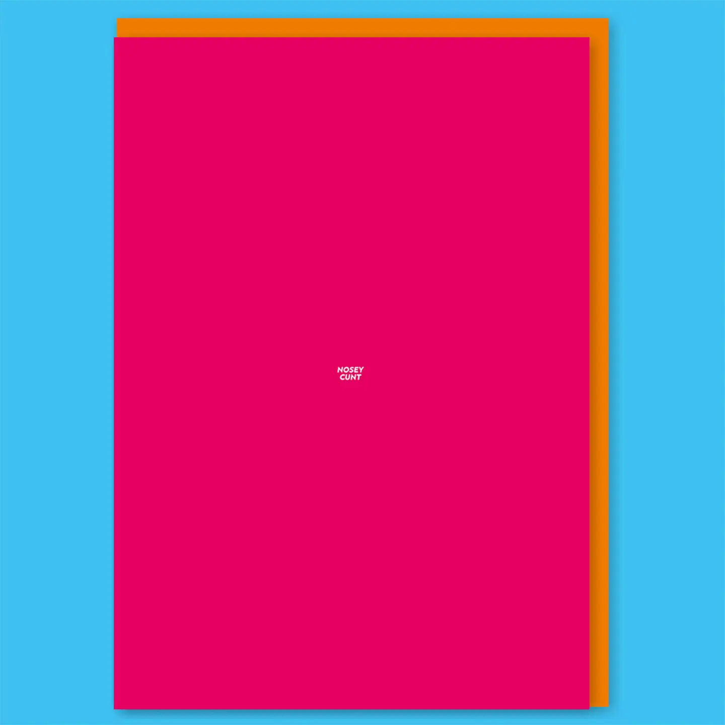 Nosey Greeting Card