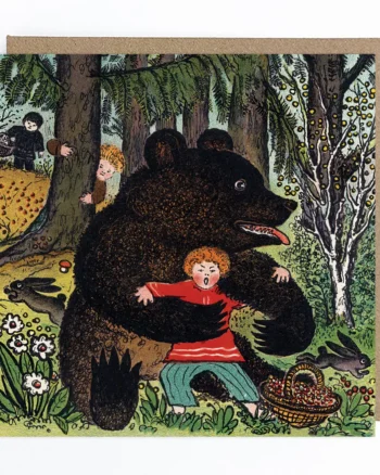 Big Brown Bear Greeting Card