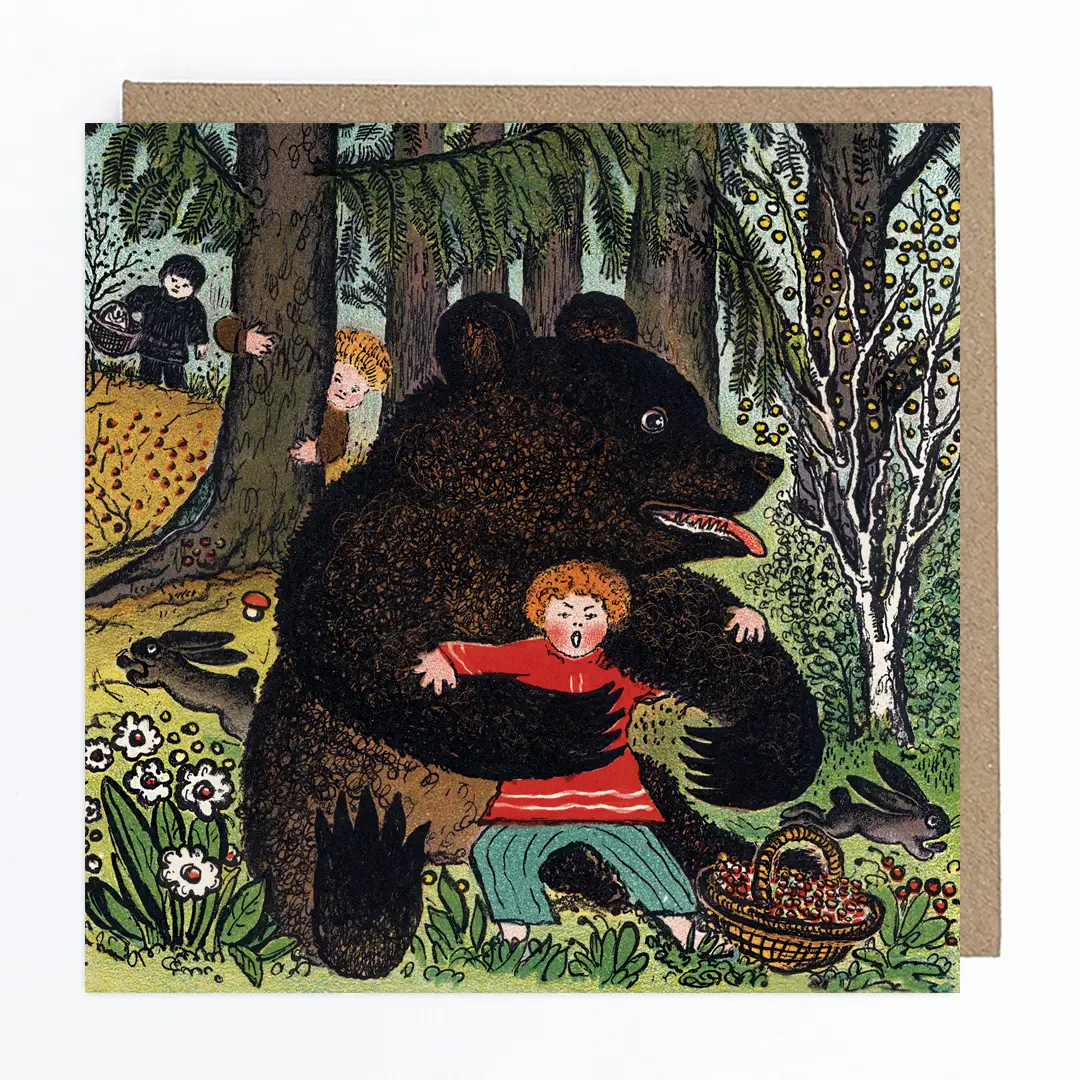 Big Brown Bear Greeting Card