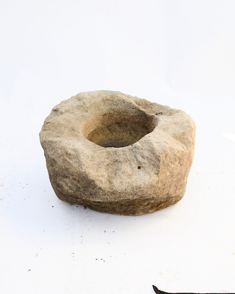 Vintage Rustic Stone Garden Basin