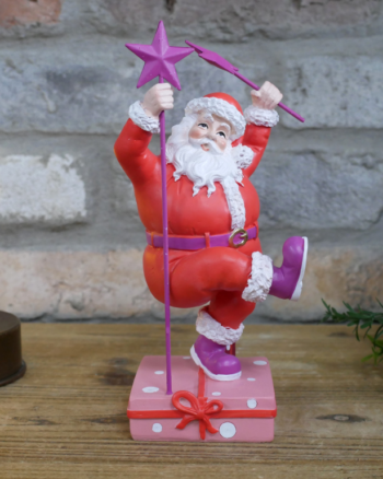 Dancing Santa Figurine