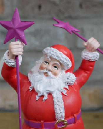 Dancing Santa Figurine