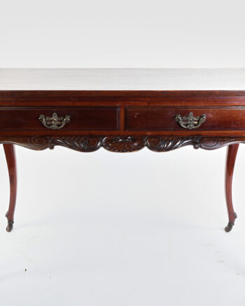 Edwardian Carved Wood Console Table