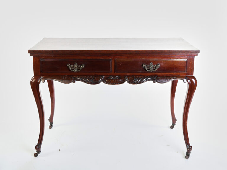 Edwardian Carved Wood Console Table