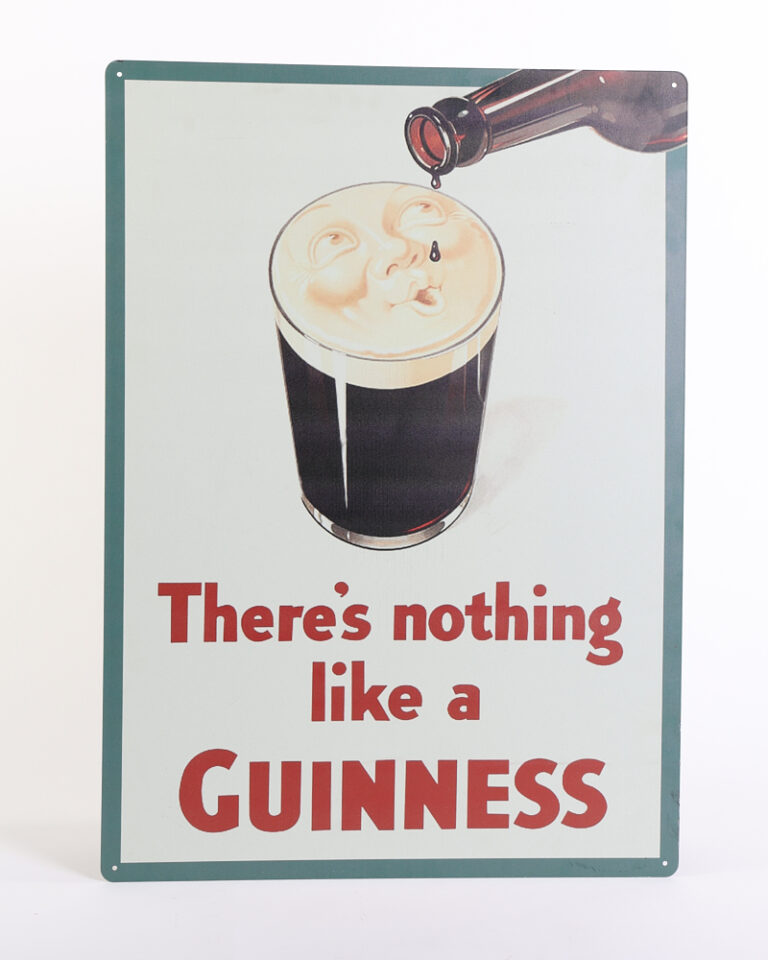 Guinness "There's nothing like a GUINNESS" Metal Wall Sign
