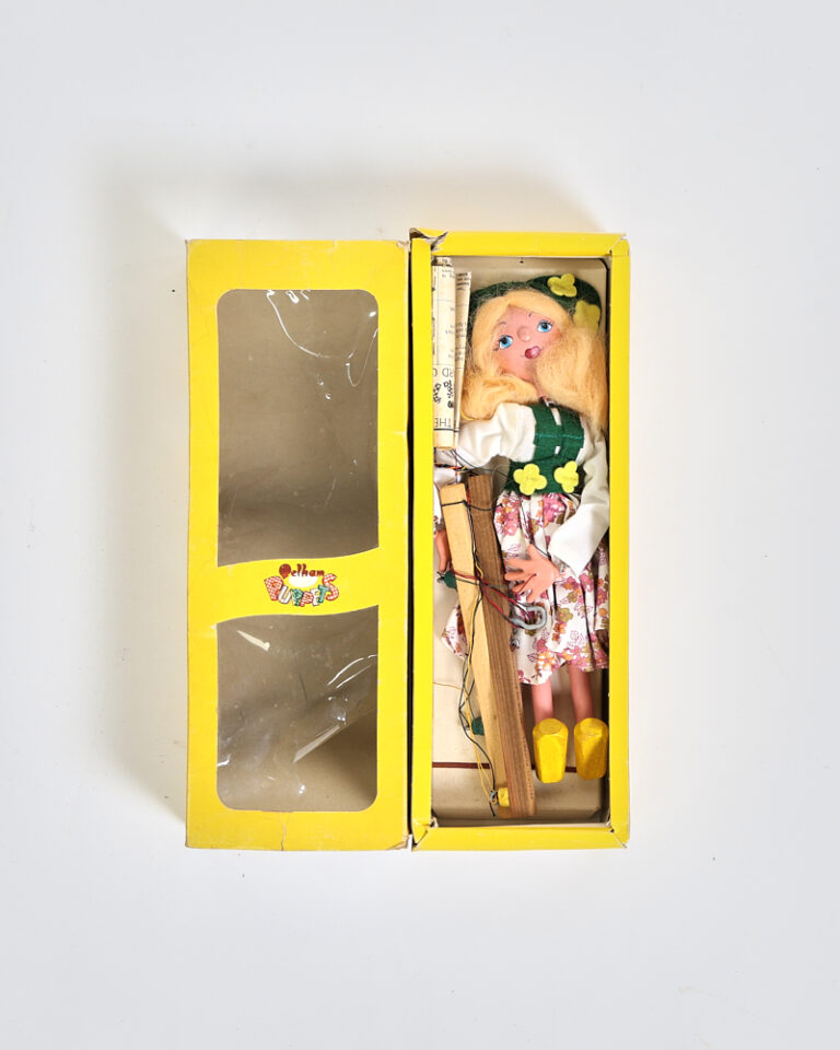 Vintage Pelham Puppet 'Dutch Girl' Marionette in Original Box