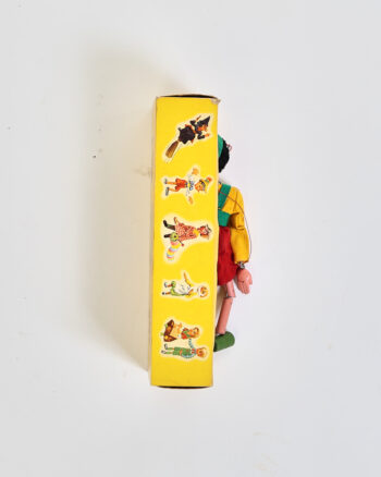 Vintage Pinocchio Wooden Marionette Puppet with Original Box
