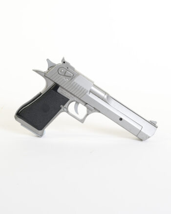 Replica Desert Eagle .50 Cal Pistol with Silver Finish