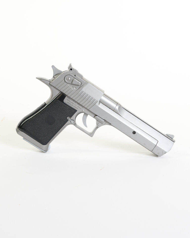 Replica Desert Eagle .50 Cal Pistol with Silver Finish