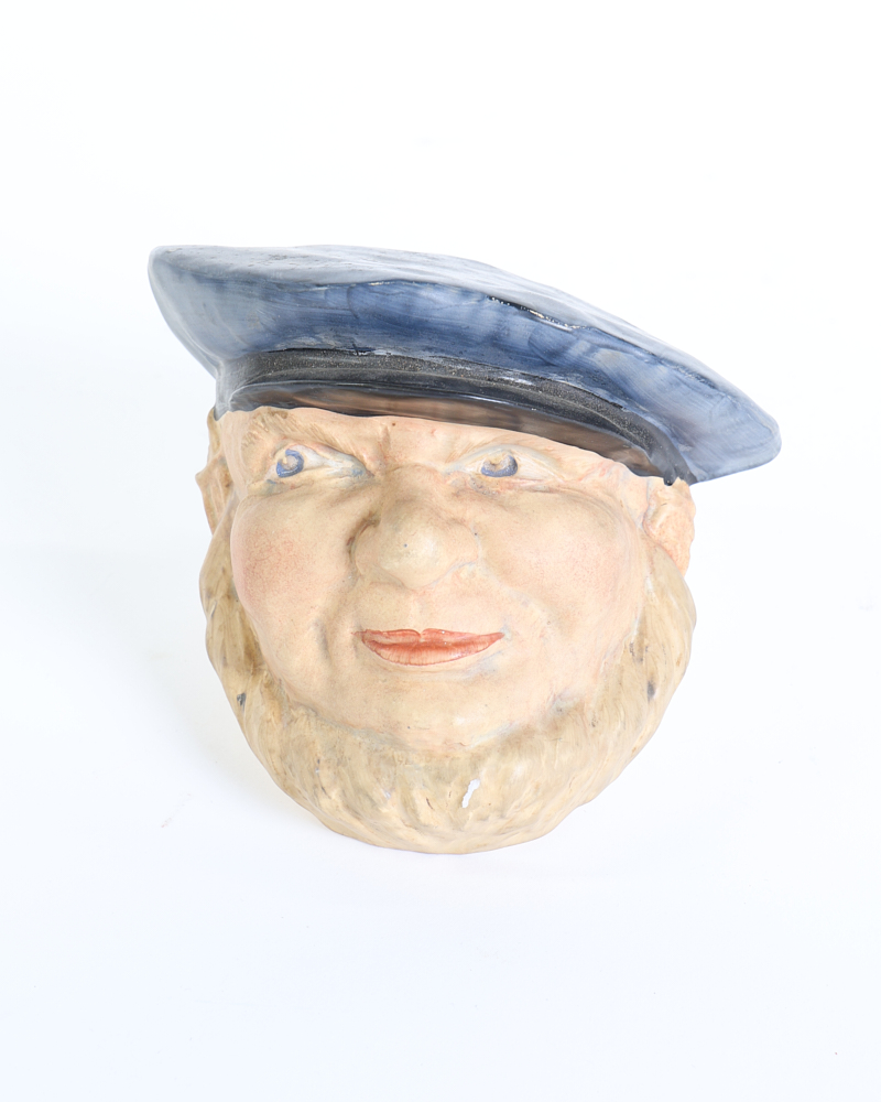 Vintage Ceramic Character Jug with Blue Sailor’s Cap
