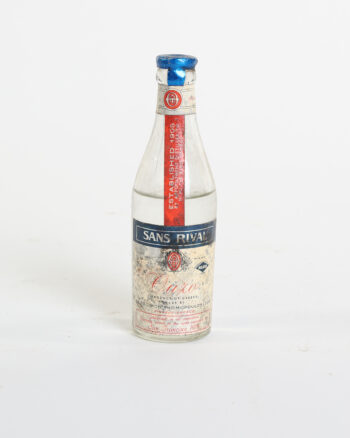 Vintage Sans Rival Greek Ouzo Bottle with Original Labels