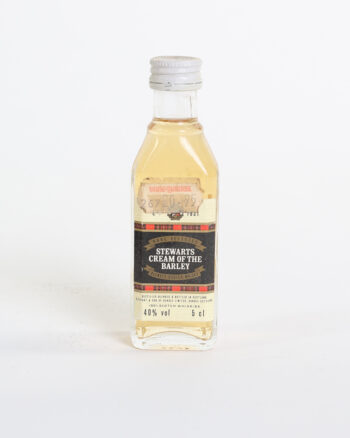 Vintage Stewart’s Cream of the Barley Miniature Scotch Whisky Bottle