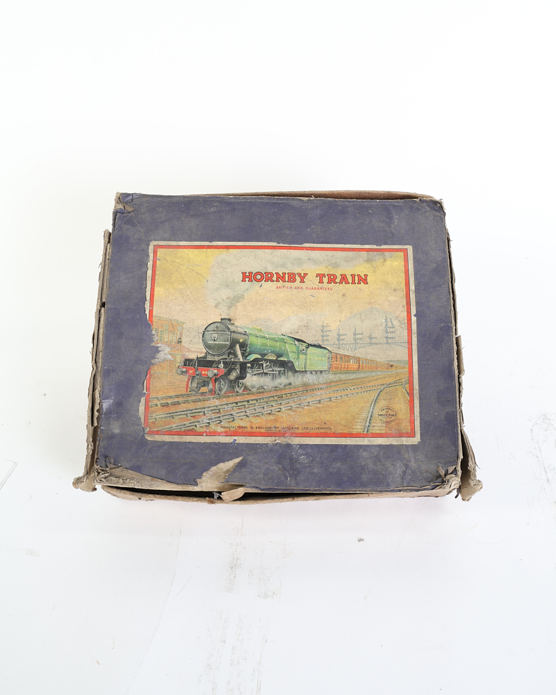 Vintage Hornby Train Set with Locomotive and Carriages in Original Box