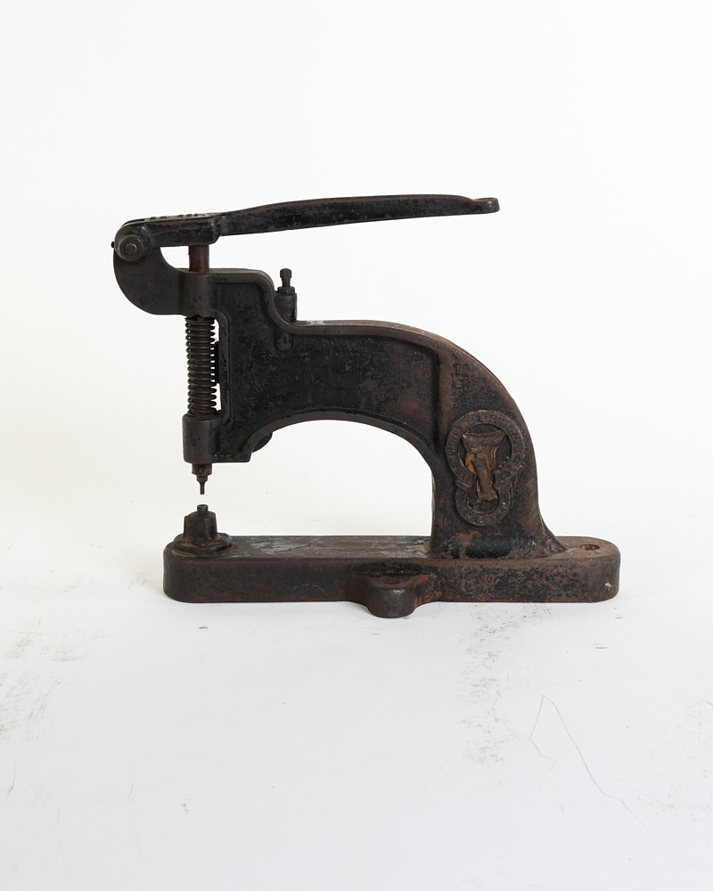 Vintage Industrial Cast Iron British United Shoe Machinery Co