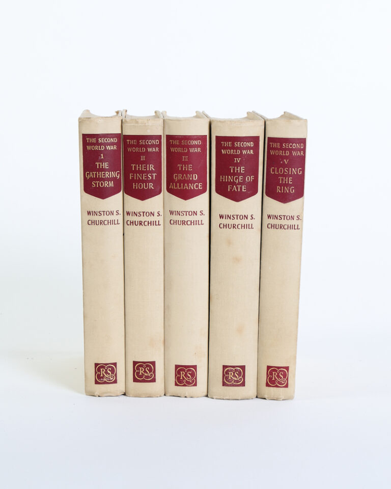 Vintage Winston S. Churchill The Second World War Book Set