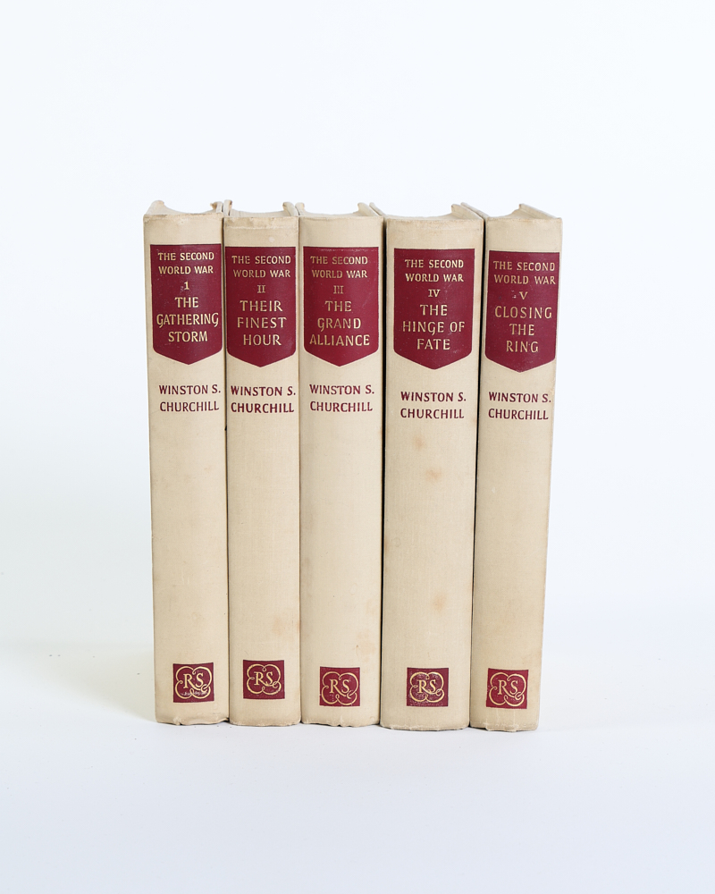 Vintage Winston S. Churchill The Second World War Book Set