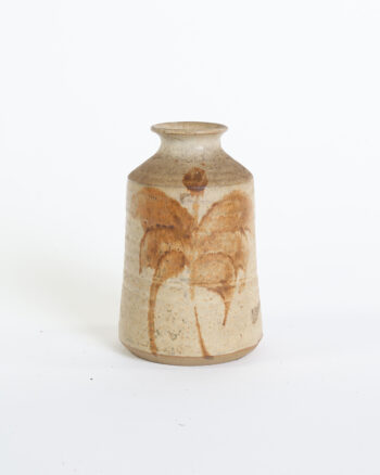 Vintage Handcrafted Ceramic Drip Glaze Bud Vase