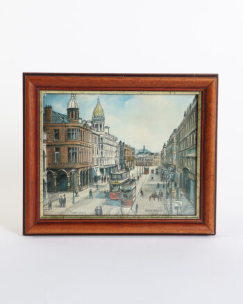 Vintage John Whyte Royal Avenue 1907 Framed Print