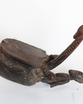 Antique African Carved Wood Tribal Fertility Instrument