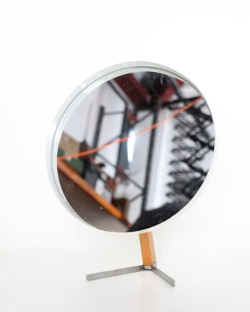 1960s Elliotts of Newbury Round Dressing Table Mirror