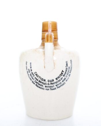 Mitchells Old Irish Whisky Belfast Cruiskeen Lawn Ceramic Flagon