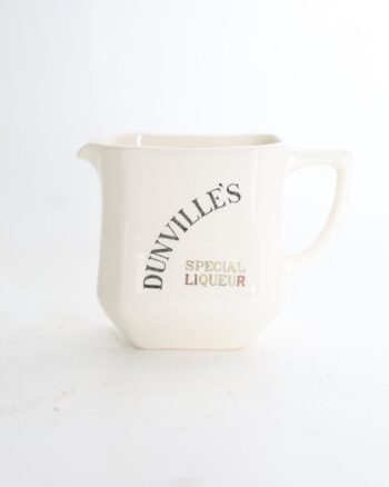 Dunville’s Special Liqueur Ceramic Advertising Jug by W J Irvine Belfast