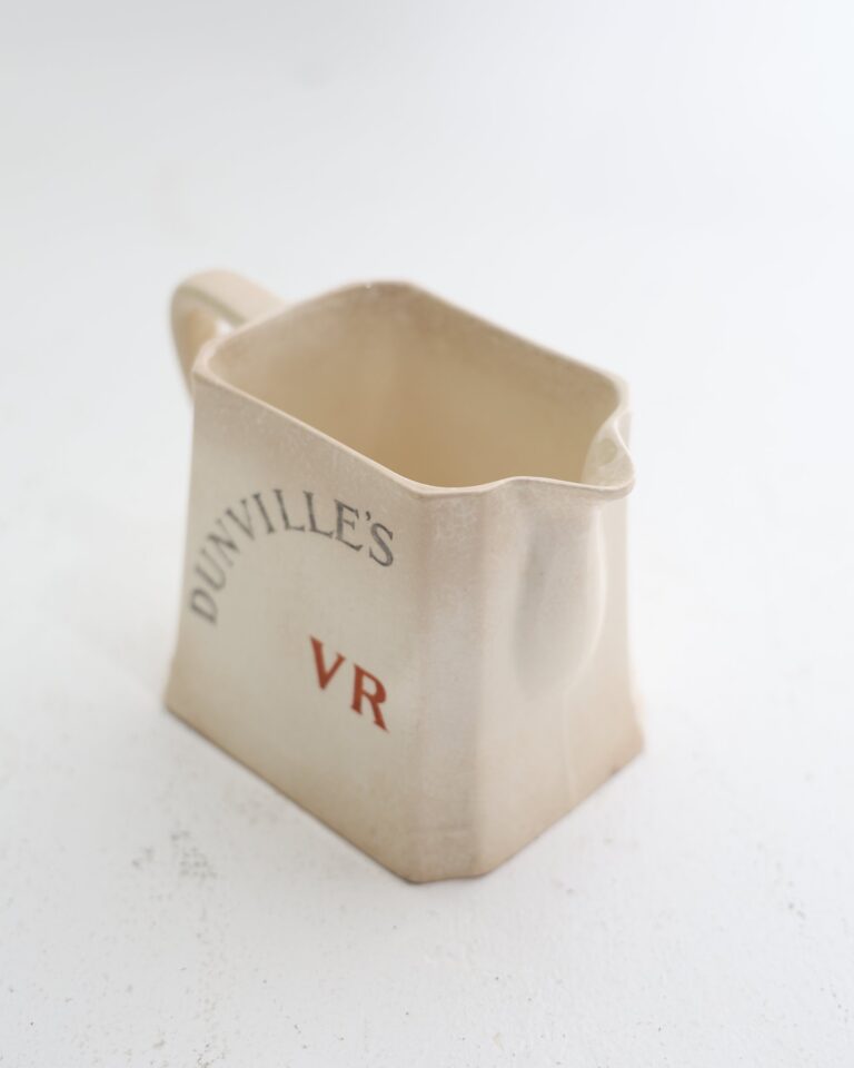 Dunville VR Whiskey Ceramic Jug by James Green and Nephew