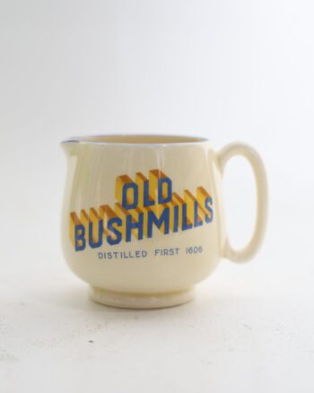 Old Bushmills Ceramic Advertising Whiskey Jug by JA Campbell and Son Belfast