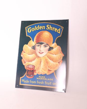 Golden Shred Vintage-Style Marmalade Advertising Mirror