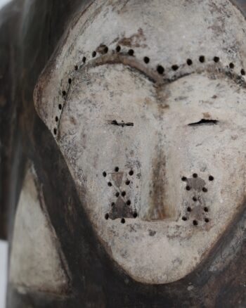 Hand-Carved Suaga (Suah) Helmet Mask Attributed to the Mambilla People