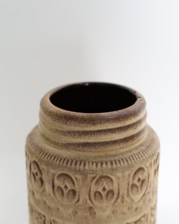 Large 1970s Scheurich West German Ceramic Floor Vase 282-41