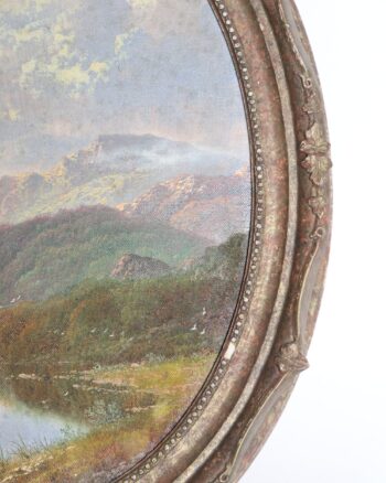 Andrew Grant Kurtis Original Oil Mountain Lake Landscape Painting