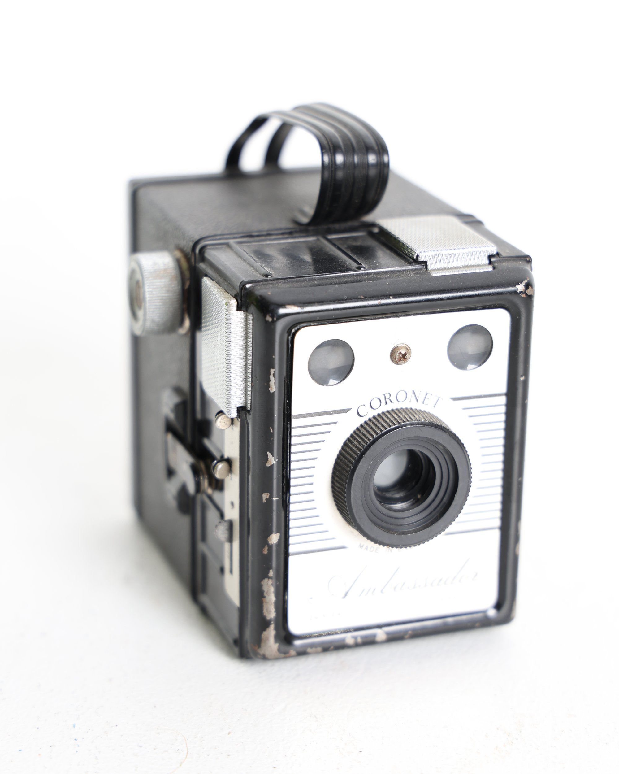 Coronet Ambassador Black Box Camera Made in England