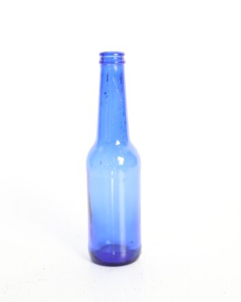 Vintage Blue Glass Bottle 275ml