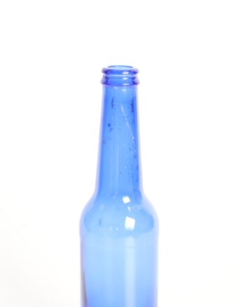 Vintage Blue Glass Bottle 275ml
