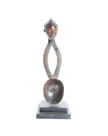 West African Dan People Carved Wood Ceremonial Feast Spoon