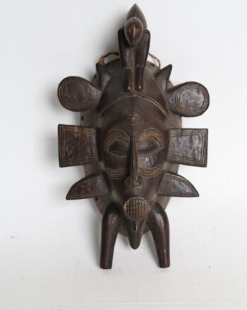 Traditional Senufo Kpelie  Face Mask