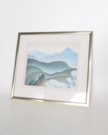 Framed Ulster Museum Exhibition Print In the Mournes by John Luke 1936