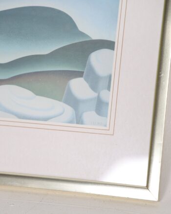 Framed Ulster Museum Exhibition Print In the Mournes by John Luke 1936