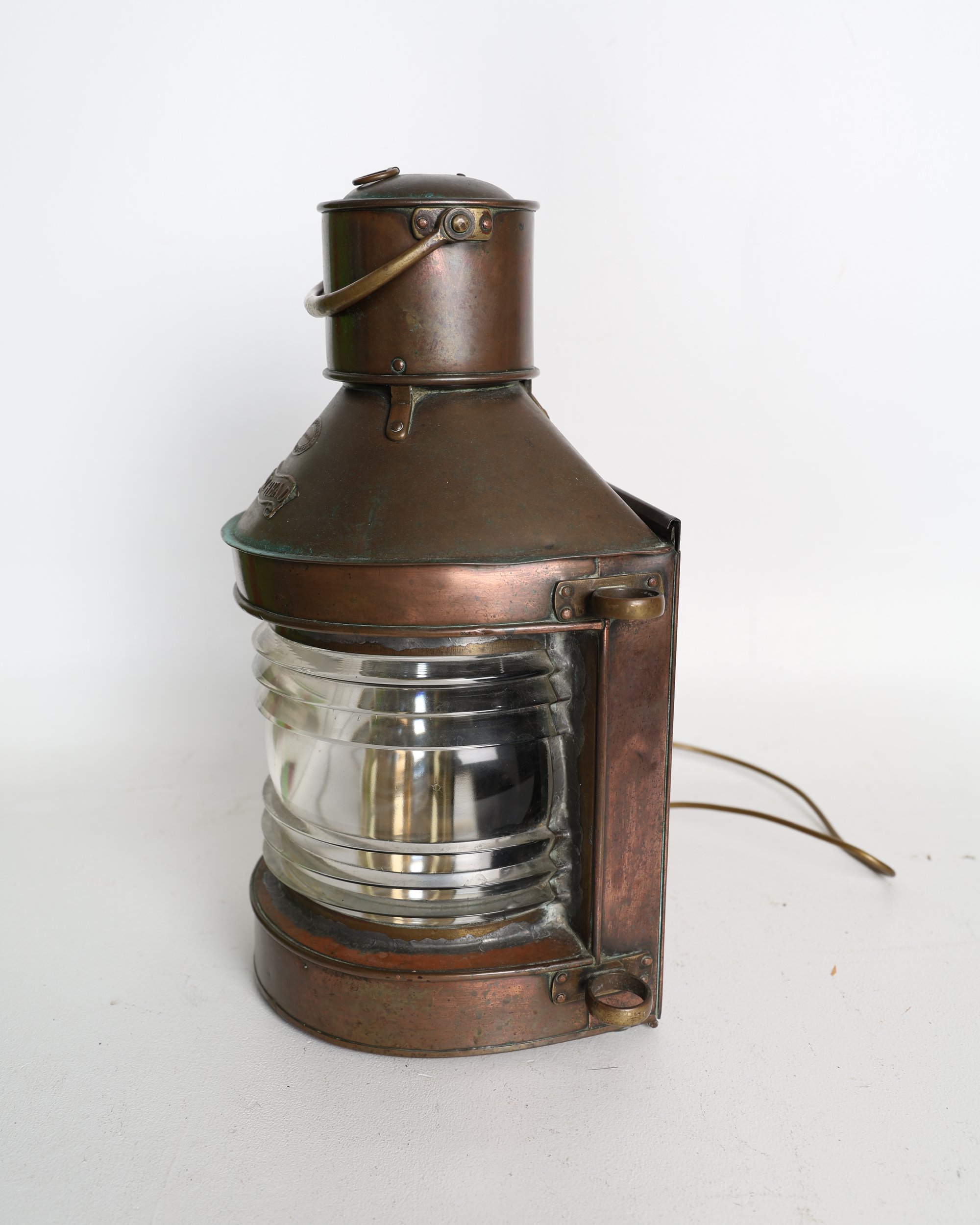 Thomas Grieve and Sons Copper Masthead Ship Lantern