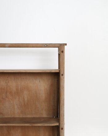 Rustic Wooden Wall Hanging Shelving Unit