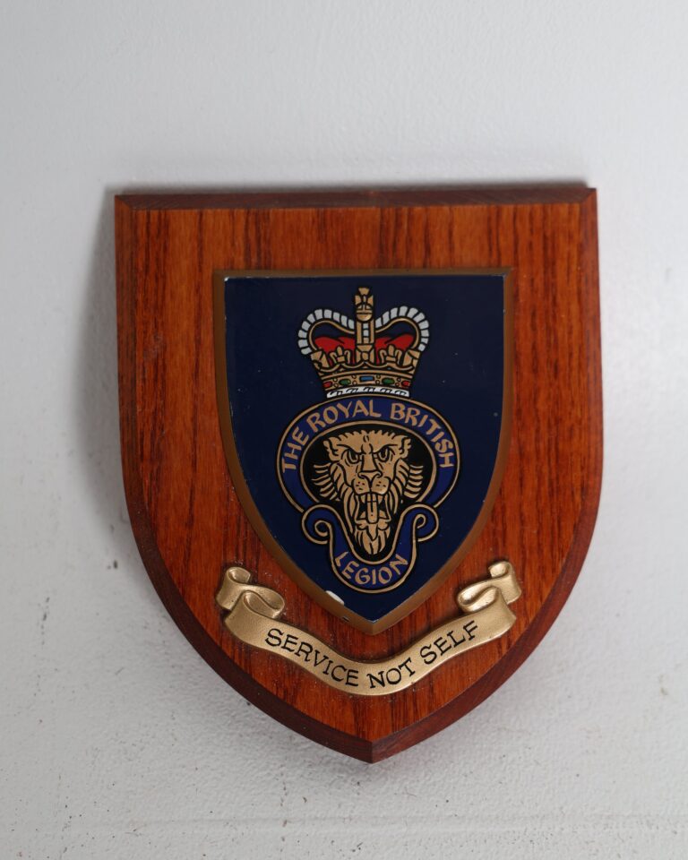 Royal British Legion Wooden Wall Plaque