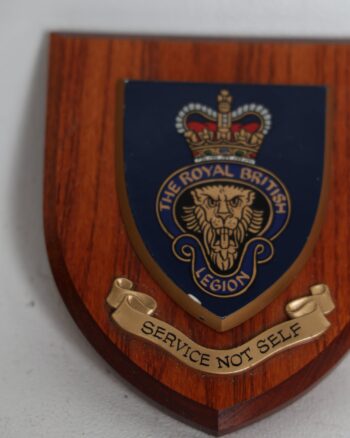 Royal British Legion Wooden Wall Plaque