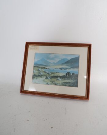 Framed Wee Rest Connemara Lithograph Print by D Todd