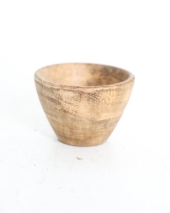 Small Rustic Turned Wooden Bowl